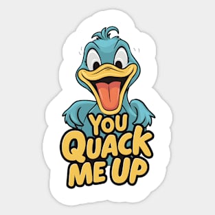 Duck Laughter Sticker